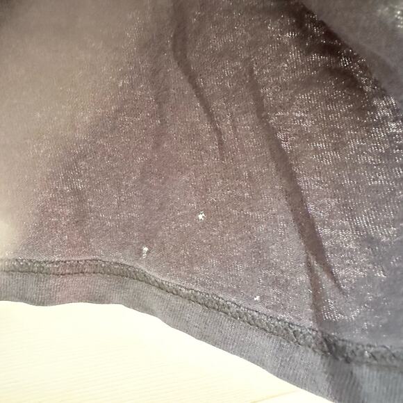 Vintage Anvil Liquid Blue Paper Tag Black 2008 Red Skull Pile Graphic Tee XL - Picture 9 of 16